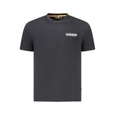 Napapijri Black Cotton Men T-Shirt -   -  Napapijri.